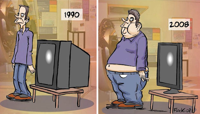 56 Funny Illustrations Proving The World Has Changed For the Worse