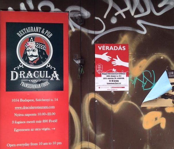 Dracula Restaurant Vs. Red Cross Call For Blood Donations
