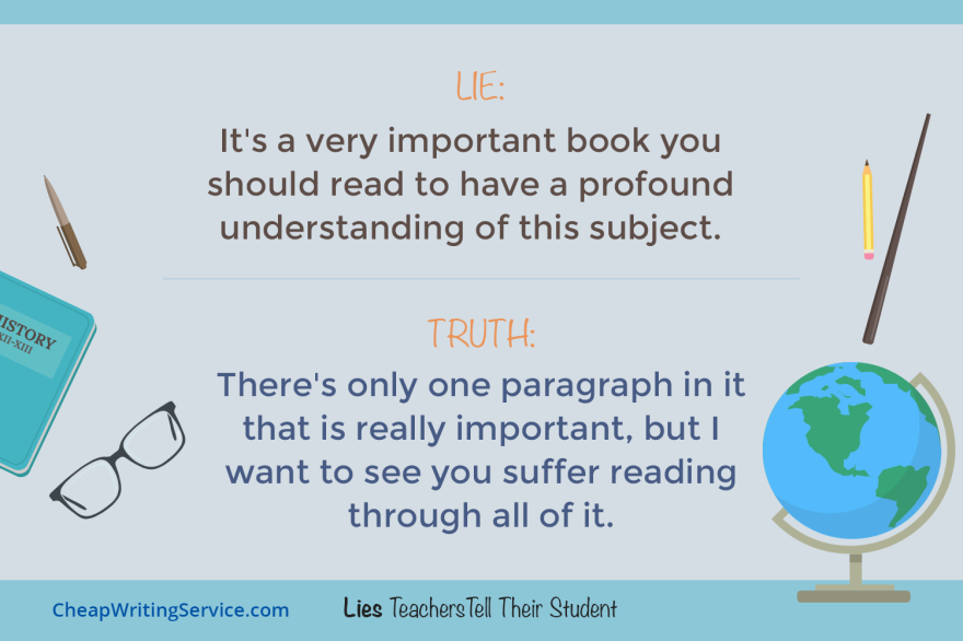 15 Lies Teachers Tell Their Students