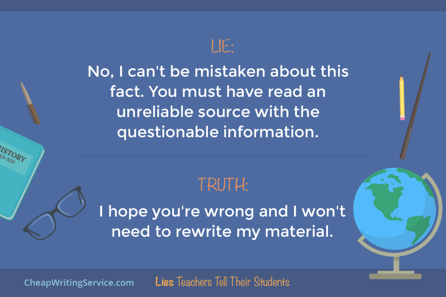 15 Lies Teachers Tell Their Students