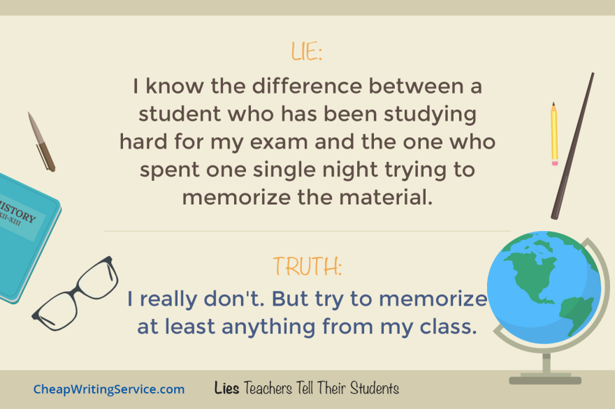 15 Lies Teachers Tell Their Students