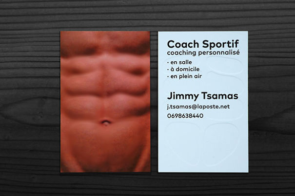 My Business Card Design For A Sports Coach