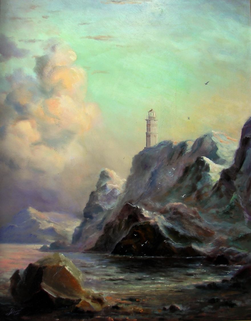 Amateur Painter Without Art Education.