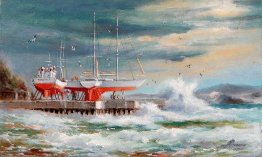 Amateur Painter Without Art Education.