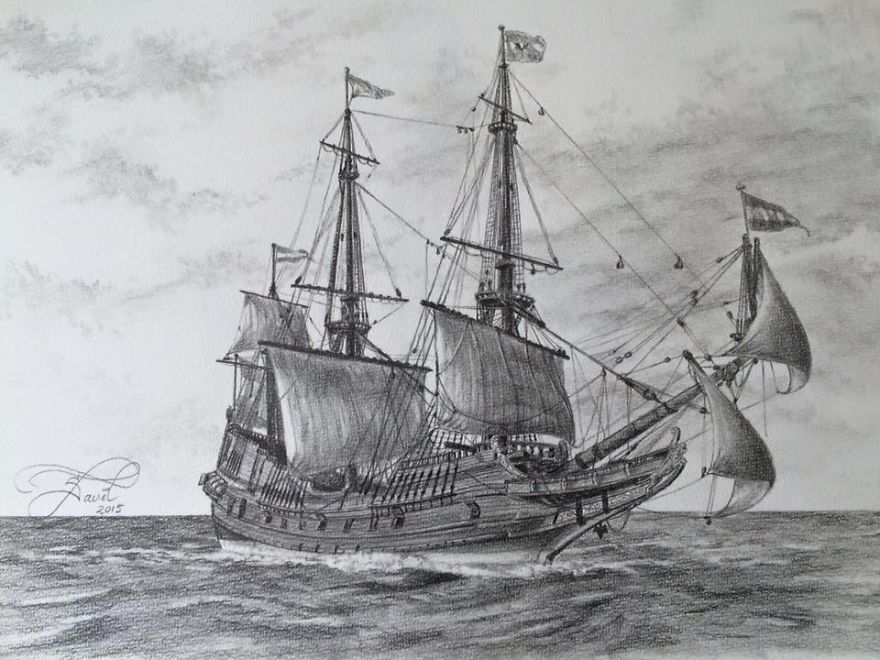 Batavia: My Realistic Tallship Drawing