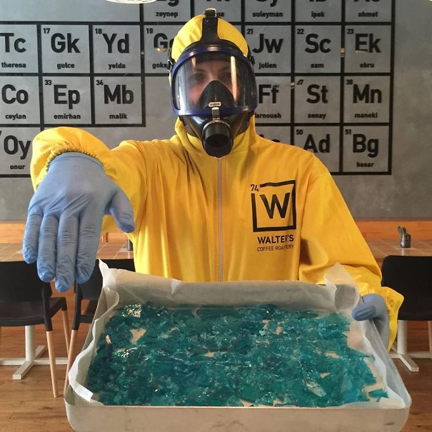 Breaking Bad-Themed Coffee Shop In Istanbul