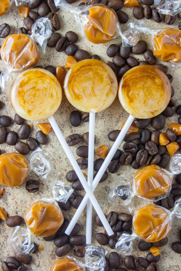 Alcoholic And Coffee Lollipops