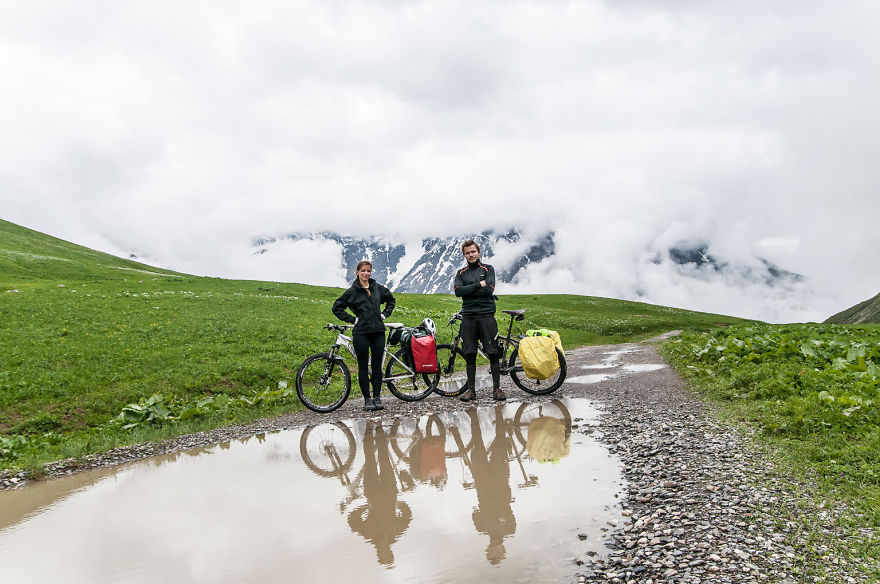We Crossed The Caucasian Mountains In Georgia With Our Bicycles