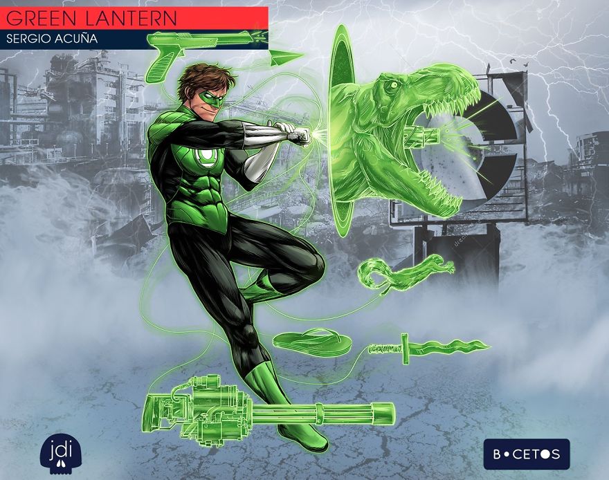 Marvel Vs Dc Comics - Battle Between Illustrators By Bocetos