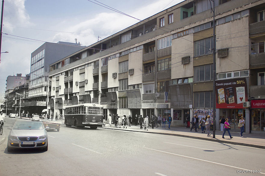 I Combined Old And New Photos Of Serbian Streets To Bring History To Life - Part Two!
