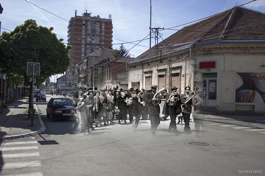 I Combined Old And New Photos Of Serbian Streets To Bring History To Life - Part Two!