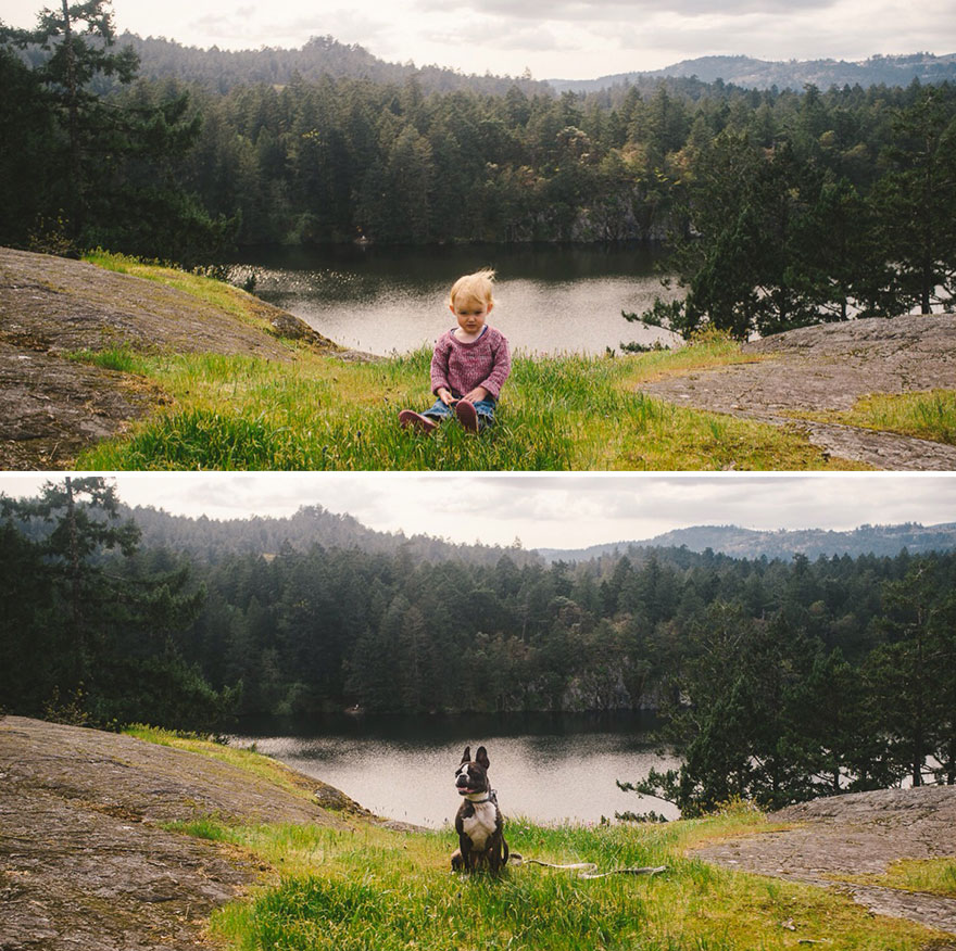I Photograph My Daughter And Dog In The Same Settings