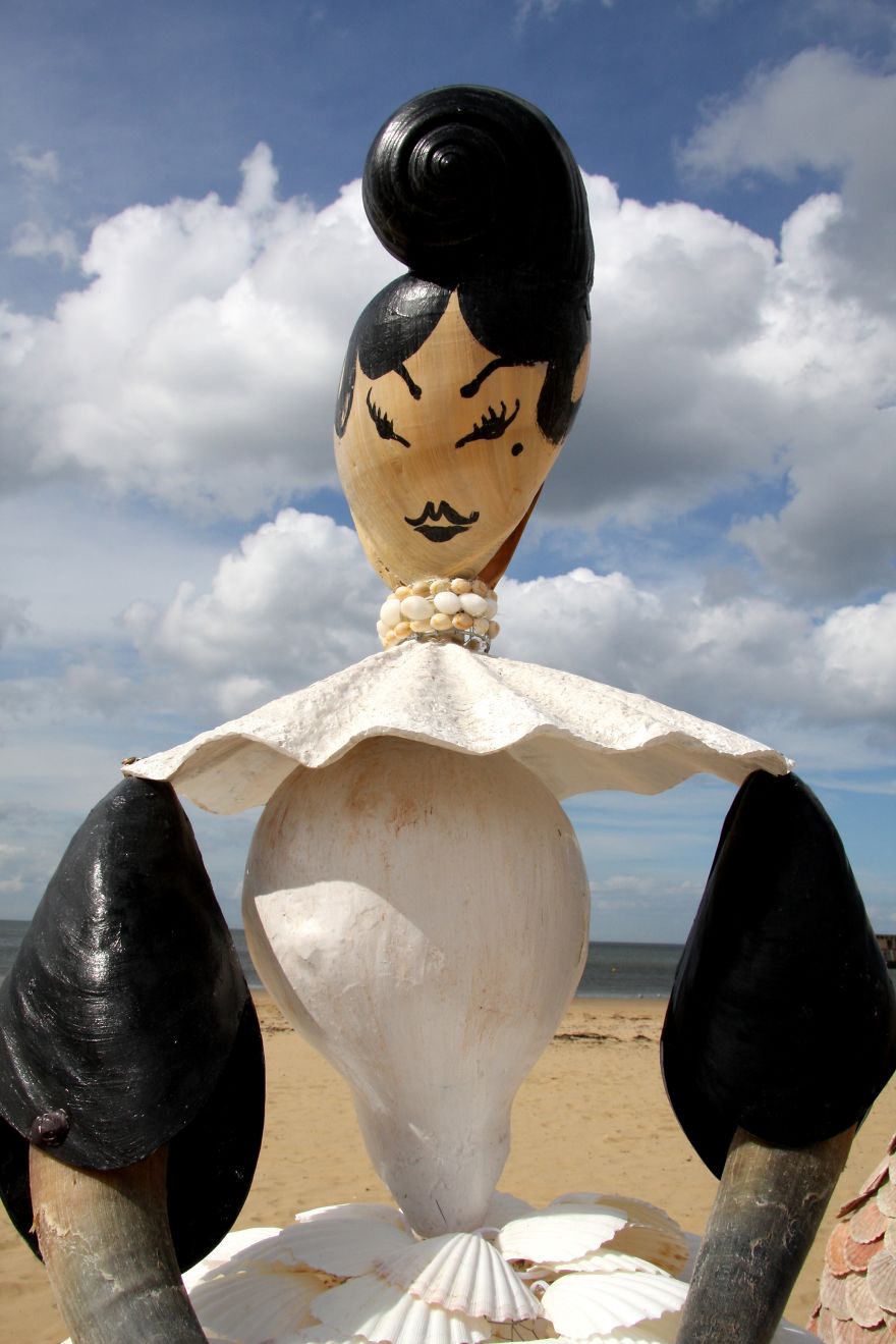 I Made Twelve Life-Sized Ladies From Real Shells