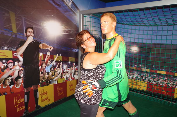 Yellow Card For Emanuel Neuer...for Touching My Wife!