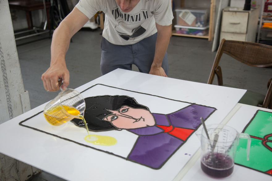 Delicious Portraits Of The Beatles Made From Jelly