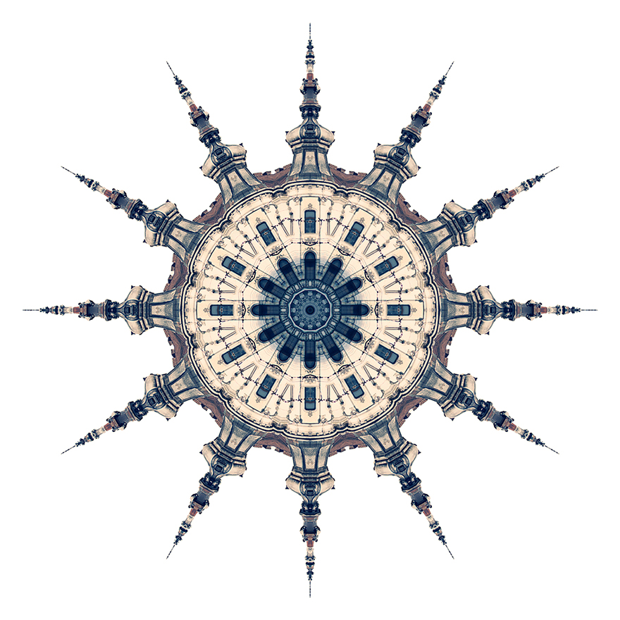My Photos Of Buildings Turned Into Mesmerizing Kaleidoscopic Images