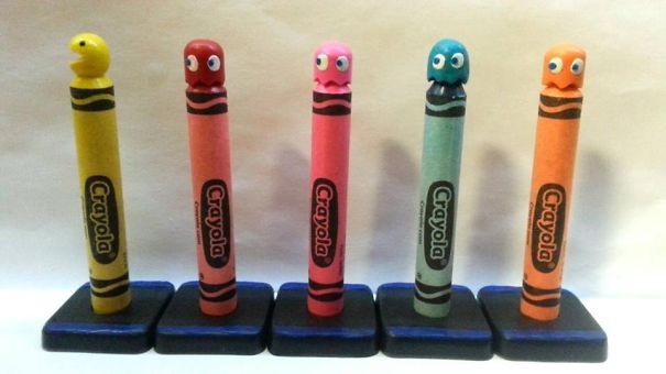 Joyful Crayon Sculptures That I Carve After Spending All Day Taking 911 Calls