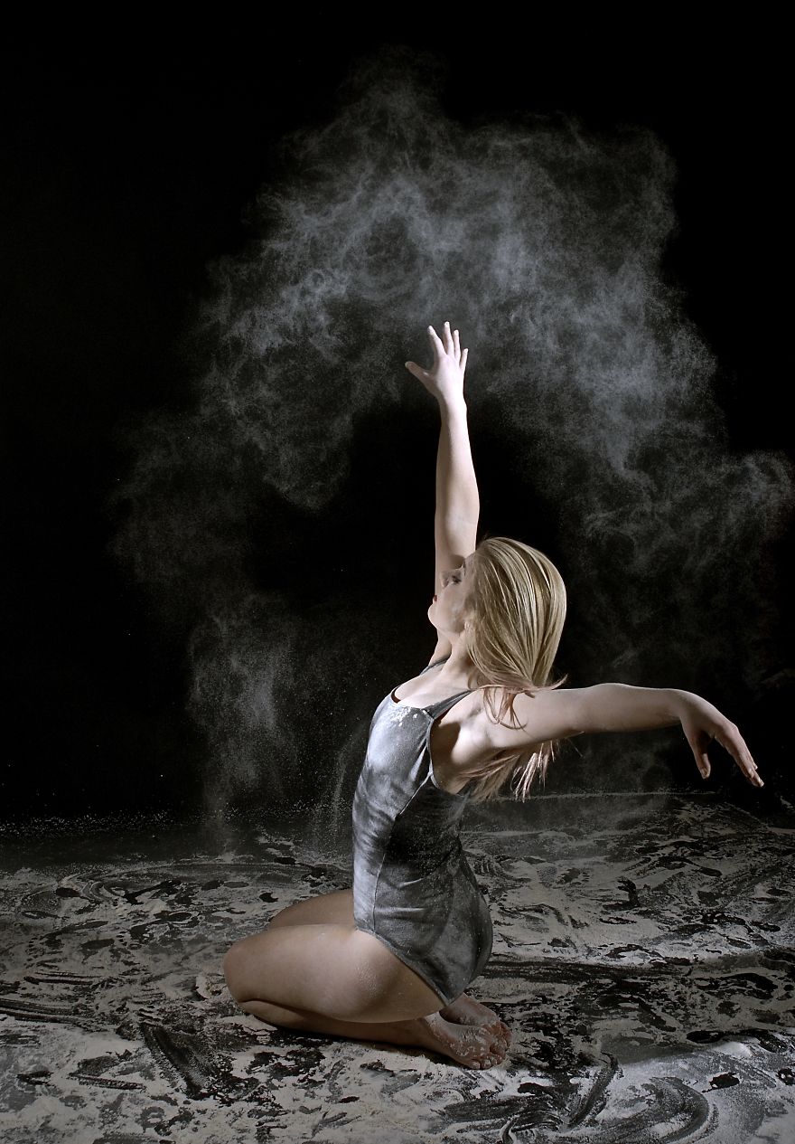 Dancer With Flour