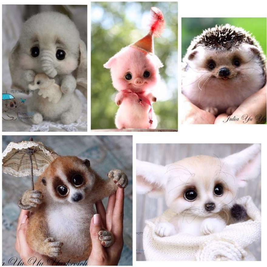 Russian Designer Makes Unbelievably Cute Animals From Wool And Mohair