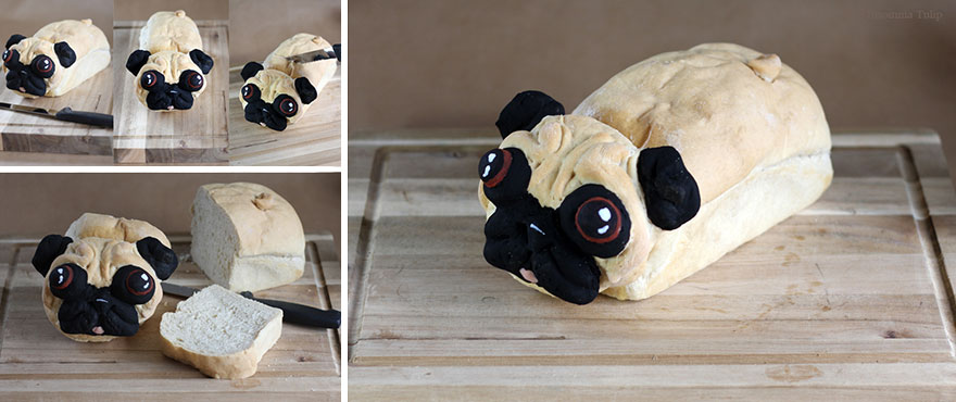Someone Challenged Me To Make A Pugloaf. Challenge Accepted