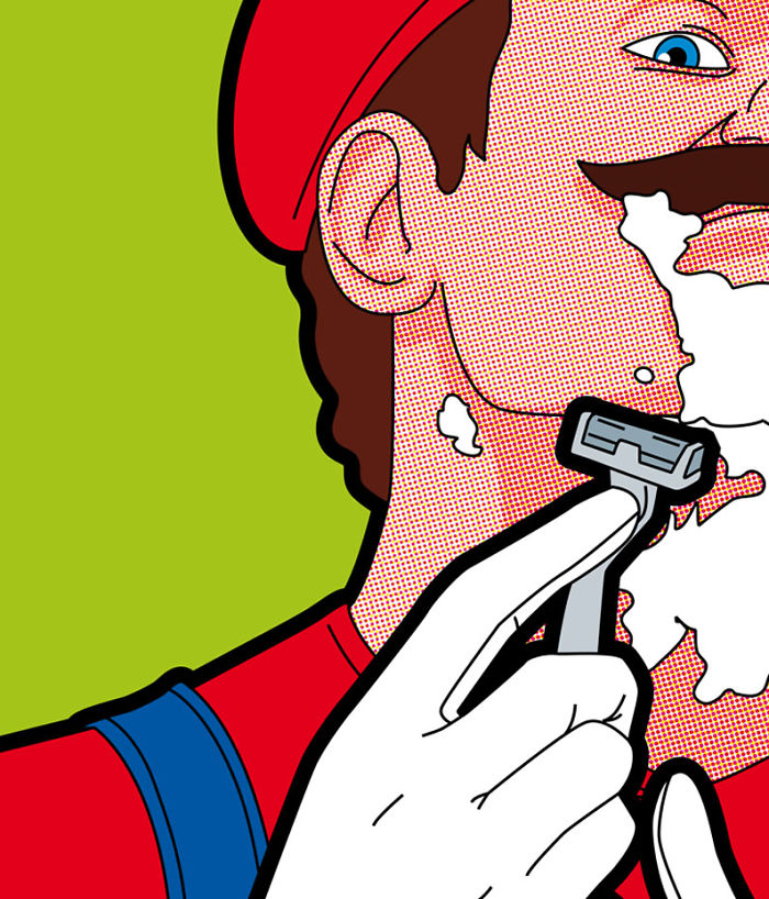 Artist Illustrates The Lives Of Super Heroes