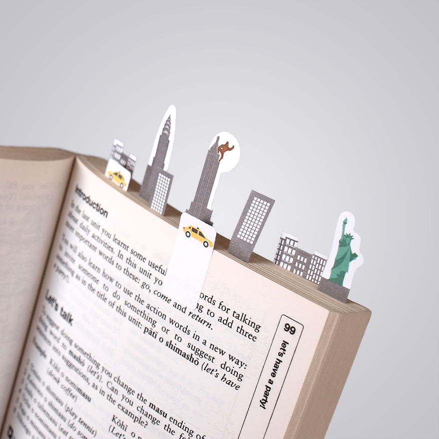 Tiny Paper Bookmarks Let You Grow Charming Miniature Worlds In Your Books