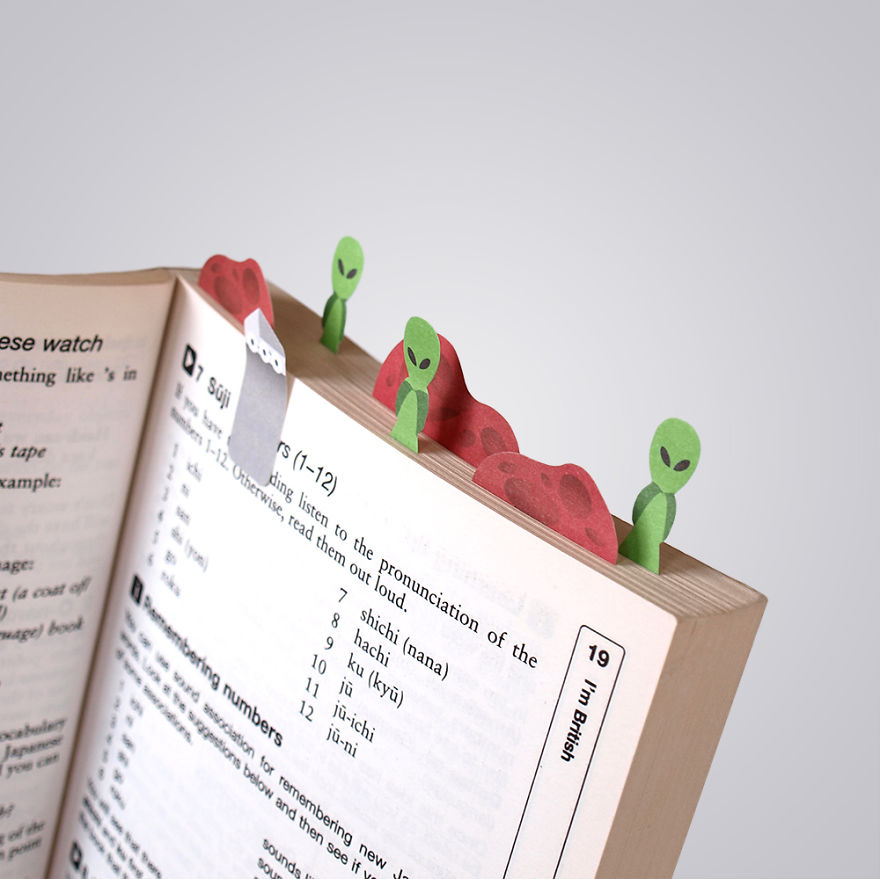 Tiny Paper Bookmarks Let You Grow Charming Miniature Worlds In Your Books