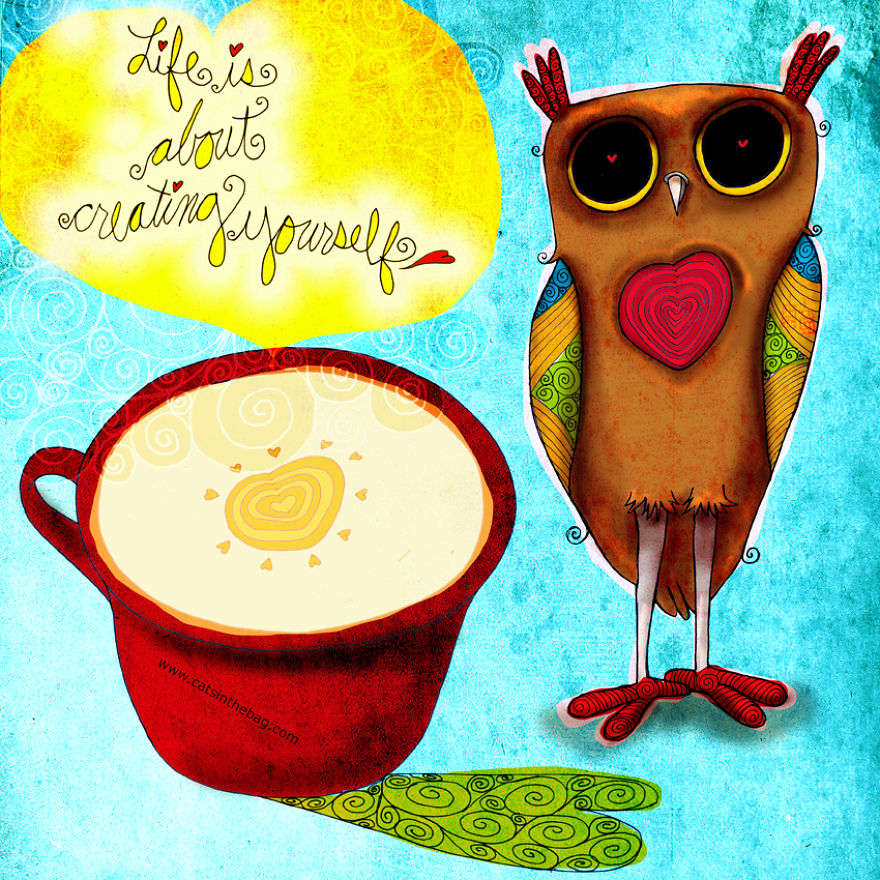 What My Coffee Says To Me: My Depression Inspired Me To Start Drawing And Inspire Others
