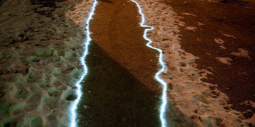 Light Painting In The Streets