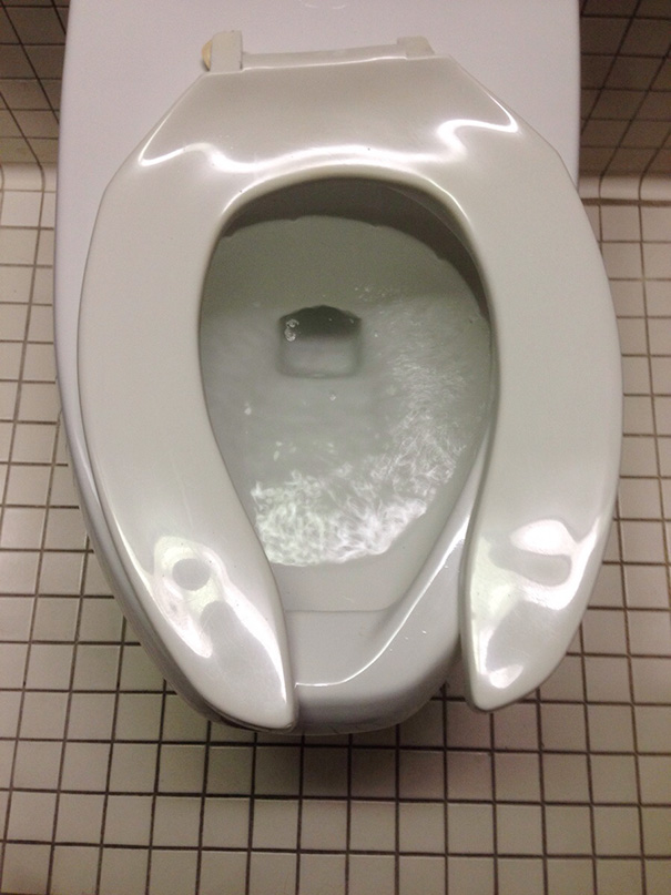 When The Toilet Seat Does This While You're On It And It Gives You A Mini Heart Attack