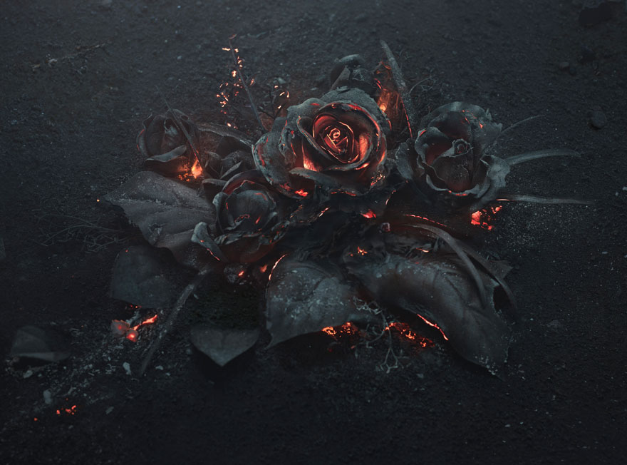 burning-roses-sculpure-the-ash-peter-jaworowski-1