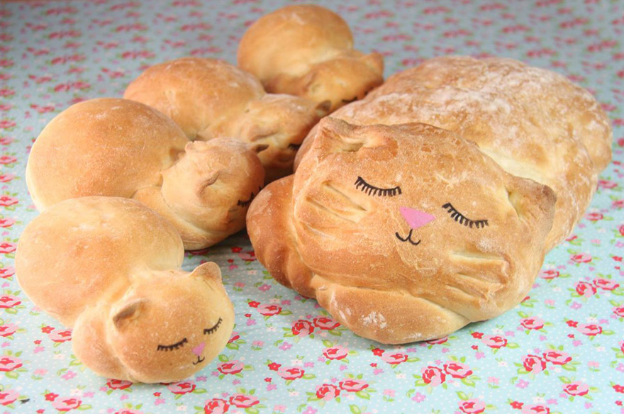 Baker Turns Bread Into Ultra-Cute Catloaf