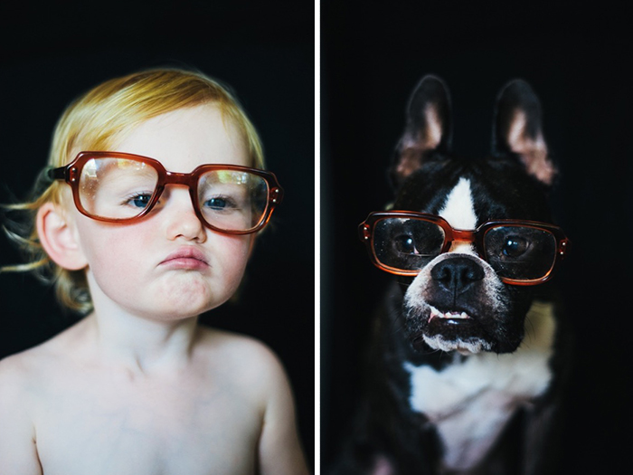 I Photograph My Daughter And Dog In The Same Settings