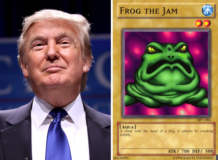 Donald Trump Looks Like Frog The Jam