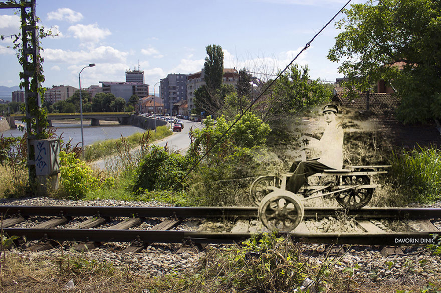I Combined Old And New Photos Of Serbian Streets To Bring History To Life (Part 2)