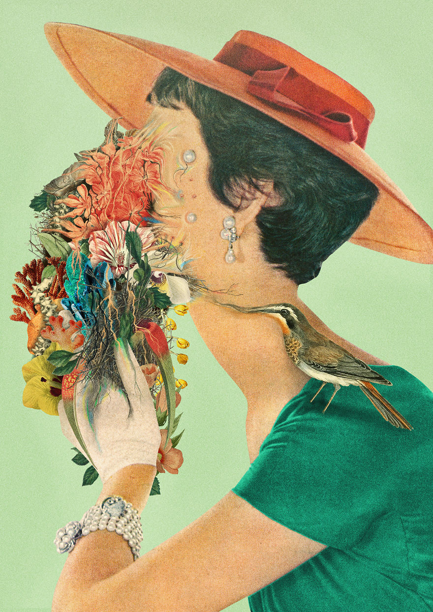 Traditional Art Goes Digital In These Surreal Collages