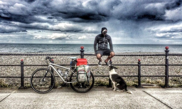 This Guy Gave It All Up To Cycle The World With His Dog This Guy Gave It All Up To Cycle The World With His Dog
