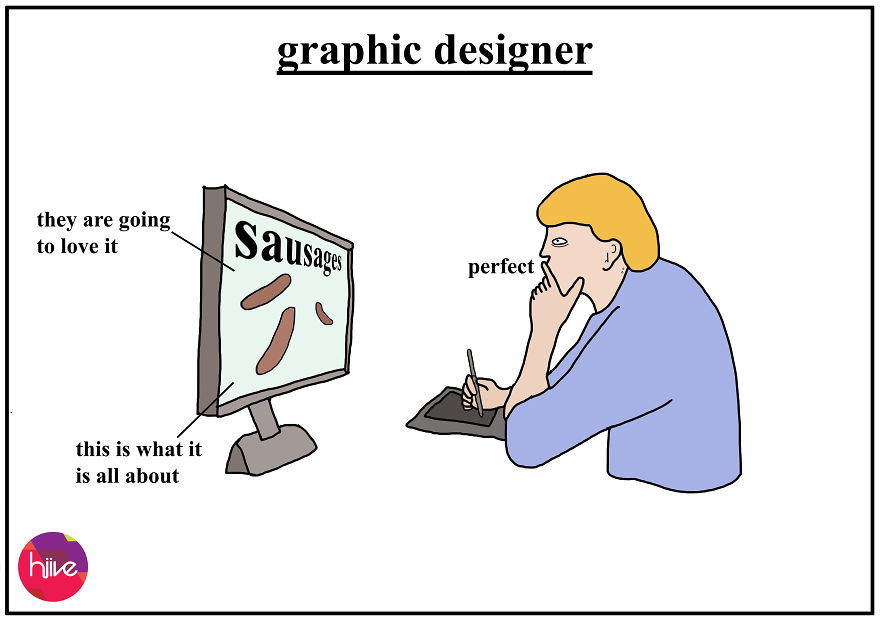 Brilliant Illustrations That Tell The Truth Behind Creative Jobs