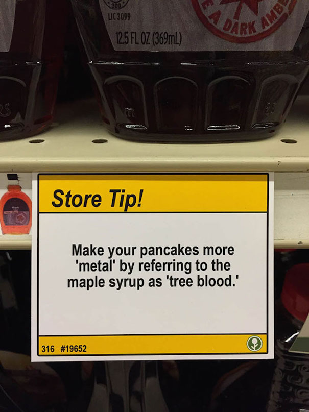 Guy Leaves Hilarious "Shopping Tips" In Grocery Store
