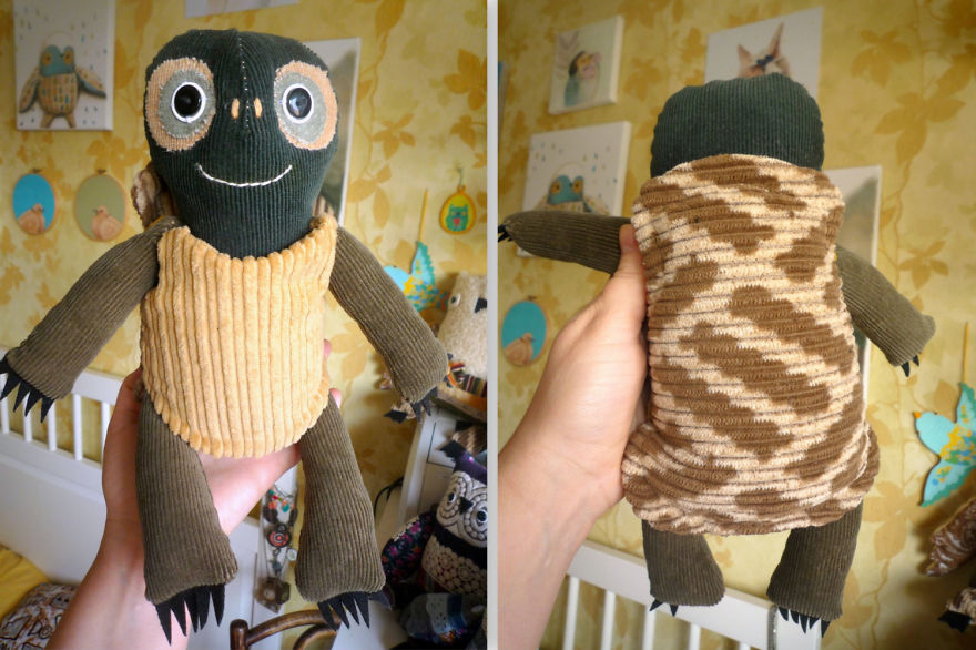 This Turtle Doll With Removable Shell Will Make You Smile