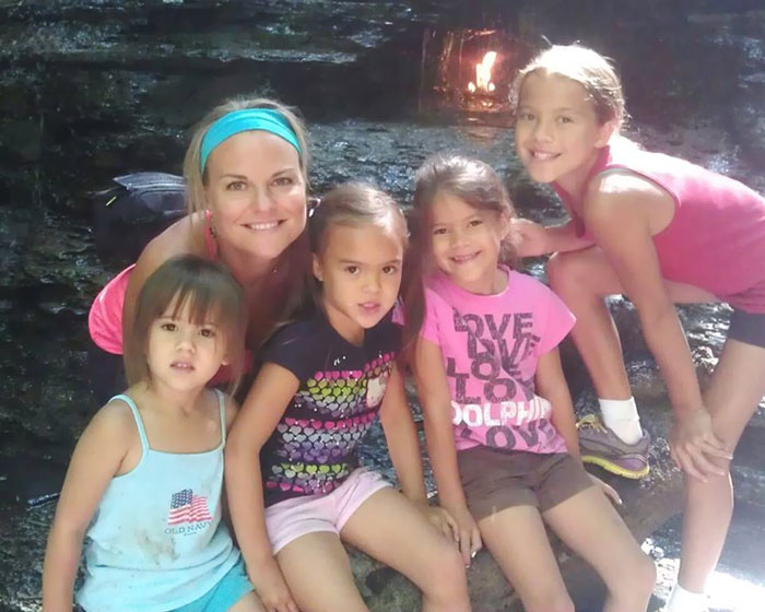 Mom Adopts All 4 Of Her Best Friend’s Daughters After She Died Of Brain Cancer