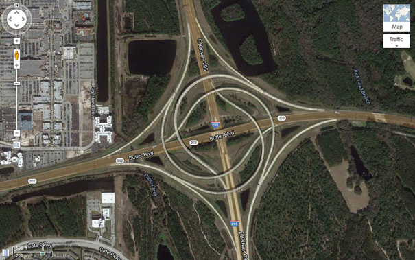 This Perfectly Symmetrical Highway Interchange