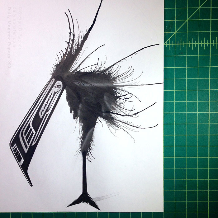 I Create Monsters Out Of Random Ink Blots