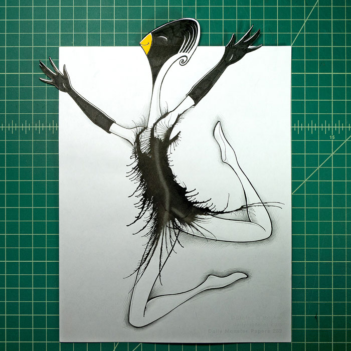 I Create Monsters Out Of Random Ink Blots
