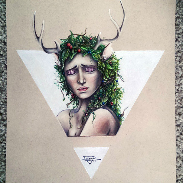 17-Year-Old Self-Taught Mexican Artist Creates Stunning Watercolors And Pencil Drawings