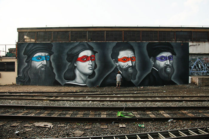 Teenage Mutant Ninja Turtles Painted As The Renaissance Painters They Were Named After