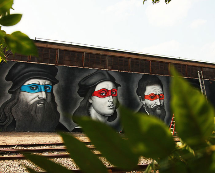 Teenage Mutant Ninja Turtles Painted As The Renaissance Painters They Were Named After