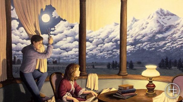 Mind Bending Optical Illusion Paintings By Rob Gonsalves