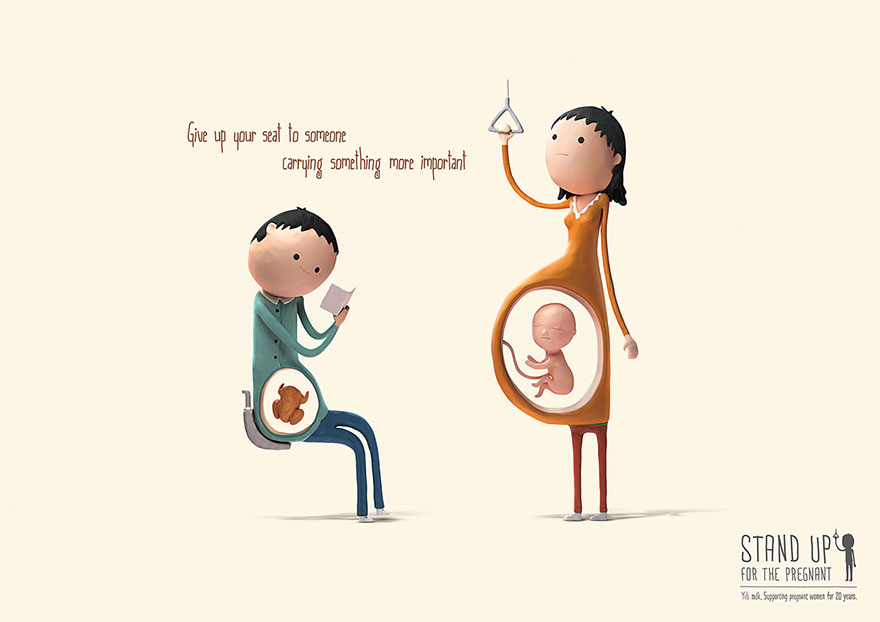 Cute Illustrations Remind Us Why Pregnant Women Deserve Our Seats More Than We Do