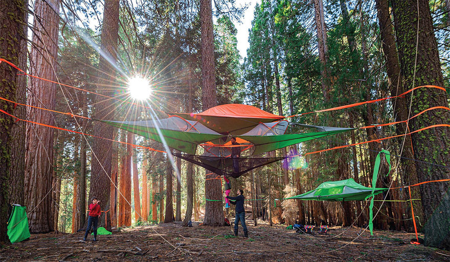 New Models Of Suspended Tents That Let You Sleep Among The Trees